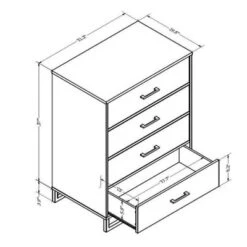 Mixed Material 4 Drawer Dresser - Room Essentials™ -Default Template 1 GUEST 0183eaab ffa6 4b7e b8e1 e252b8eb2e08