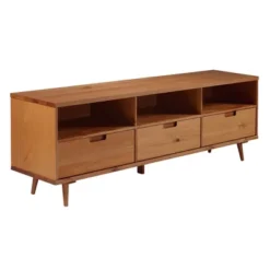 Cara 3 Drawer Mid-Century Modern 3 Drawer TV Stand For TVs Up To 80" - Saracina Home 26 Cara 3 Drawer Mid-Century Modern 3 Drawer TV Stand For TVs Up To 80" - Saracina Home -Default Template 1 GUEST 03065cb2 d563 4f37 956c bc1c12b2c653