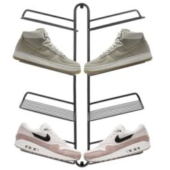 MDesign Metal Shoe Display & Storage Rack, 4 Tier, Wall Mount 21 MDesign Metal Shoe Display & Storage Rack, 4 Tier, Wall Mount -Default Template 1 GUEST 0cfb214a 2b6d 481c a8b0 46a147b21e65