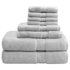 8pc Cotton Bath Towel Set -Default Template 1 GUEST 0d581903 ff7b 4a8d 950d 29e3ef539f71