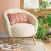 Odilia Rounded Accent Chair Cream - Threshold™