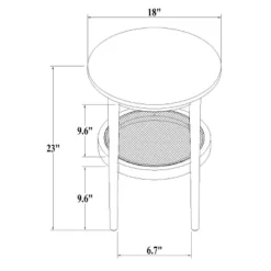 Wood & Cane Round Accent Side Table - Hearth & Hand™ With Magnolia -Default Template 1 GUEST 0eb2755c d2db 4090 861c f37402a4c9dc