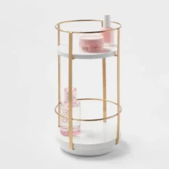 10" X 5.7" Round Metal Countertop Turntable Brass - Brightroom™ -Default Template 1 GUEST 0f7b8890 6df4 4606 9fa9 246d6098805b