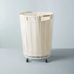 Wire & Fabric Laundry Hamper Sour Cream - Hearth & Hand™ With Magnolia 9 Wire & Fabric Laundry Hamper Sour Cream - Hearth & Hand™ With Magnolia -Default Template 1 GUEST 1172c23f 3103 40d4 b324 2c56bdd6ddc9