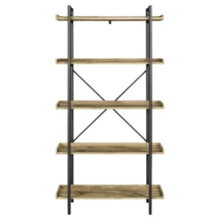 68" 5 Tray Shelf Urban Pipe X Back Bookshelf - Saracina Home -Default Template 1 GUEST 18cd1433 31a3 4be1 8f59 f88c9c732217