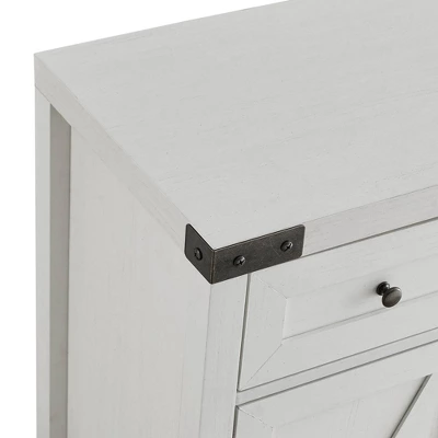 Clarabelle Rustic Farmhouse Barn Door Accent Cabinet - Saracina Home 5 Clarabelle Rustic Farmhouse Barn Door Accent Cabinet - Saracina Home - Image 5