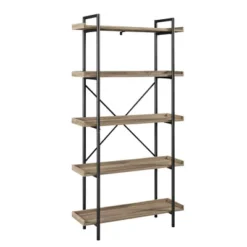 68" 5 Tray Shelf Urban Pipe X Back Bookshelf - Saracina Home -Default Template 1 GUEST 1ba76728 7bd1 44dc b91f 1adf495caa27