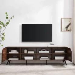 Mid-Century Modern Wide Storage TV Stand For TVs Up To 80" - Saracina Home -Default Template 1 GUEST 1c027cdb eb1c 4b90 af86 77fb50b19b2c