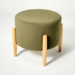 Elroy Round Velvet Ottoman With Wooden Legs - Threshold™ Designed With Studio McGee 11 Elroy Round Velvet Ottoman With Wooden Legs - Threshold™ Designed With Studio McGee -Default Template 1 GUEST 1d22f669 2a10 491f 9147 d5d1729c7a8d