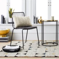 Set Of 2 Sodra Rounded Seat Wire Dining Chair Black - Threshold™ -Default Template 1 GUEST 1f0c0031 cd11 4dd2 b4b3 61162d0e2dff