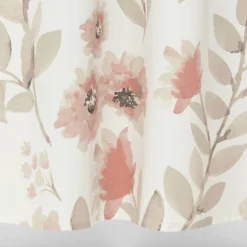 Blooms Flat Weave Shower Curtain Coral - Threshold™ -Default Template 1 GUEST 20d1e2c8 5b6d 4bb6 9627 163c8cae1e3a