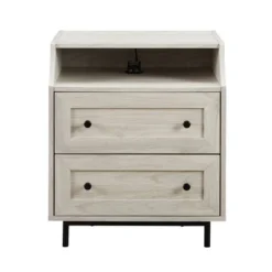 Transitional 2 Drawer Nightstand With USB Port - Saracina Home 8 Transitional 2 Drawer Nightstand With USB Port - Saracina Home -Default Template 1 GUEST 25945b3e 4823 49b8 a68b 0b3b259e20b4