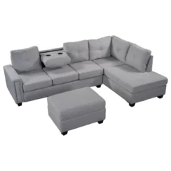108" Reversible L-Shape Sectional Sofa Couch With Storage Ottoman-ModernLuxe -Default Template 1 GUEST 261f9c97 8361 42af a0f8 f1341f4386d7
