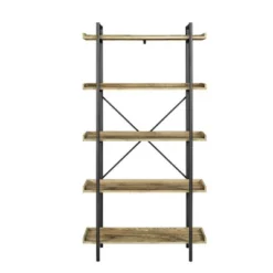 68" 5 Tray Shelf Urban Pipe X Back Bookshelf - Saracina Home -Default Template 1 GUEST 2cbd23e1 fd4e 4f90 8501 19a0b1d03ecd