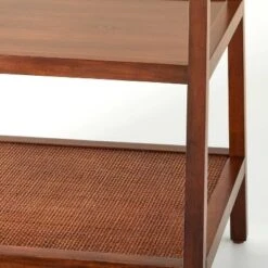 40" 4-Shelf Wood & Cane Transitional Ladder Bookshelf - Brown - Hearth & Hand™ With Magnolia -Default Template 1 GUEST 3040d2a5 9efe 452f 8f76 ba8a65aaf668