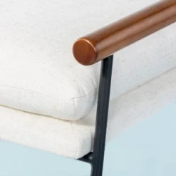 Cushioned Metal & Wood Bench - Cream/Black - Hearth & Hand™ With Magnolia -Default Template 1 GUEST 31d32cd8 6e8f 42a8 ba93 0f4864c8073d