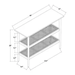 Wood & Cane Console Table - Hearth & Hand™ With Magnolia -Default Template 1 GUEST 3227c679 bb9c 4409 85d4 8475b7a72706