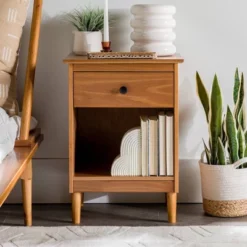 Stiva Classic Mid-Century Modern 1 Drawer Nightstand - Saracina Home 25 Stiva Classic Mid-Century Modern 1 Drawer Nightstand - Saracina Home -Default Template 1 GUEST 33c12aa3 b173 42fe b6c7 72dbb0a37814