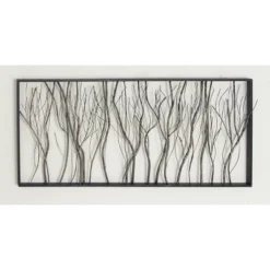 Metal Tree Distressed Dimensional Branch Wall Decor With Black Frame Silver - Olivia & May -Default Template 1 GUEST 383f7f61 95e3 4aca a85b 1169586d6a7c