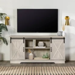 Modern Transitional Sliding Barndoor TV Stand For TVs Up To 65"- Saracina Home 29 Modern Transitional Sliding Barndoor TV Stand For TVs Up To 65"- Saracina Home -Default Template 1 GUEST 3a33cfae 753c 49d5 b93b f8ed8ea1c772