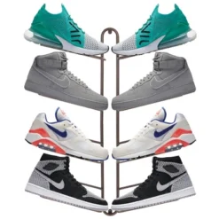 MDesign Metal Shoe Display & Storage Rack, 4 Tier, Wall Mount 13 MDesign Metal Shoe Display & Storage Rack, 4 Tier, Wall Mount -Default Template 1 GUEST 3b4373c1 d299 4670 bbbe 9c63a1adc369