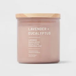 Glass Jar Lavender And Eucalyptus Candle - Threshold™ 7 Glass Jar Lavender And Eucalyptus Candle - Threshold™ -Decor Home GUEST 3db36f68 f2c9 4561 a858 68d6584366c0