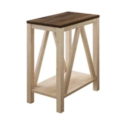 Taylen A Frame Farmhouse Open Storage Side Table - Saracina Home -Default Template 1 GUEST 3df789ae 3a0b 4805 a0b3 5cbdbb3d034b