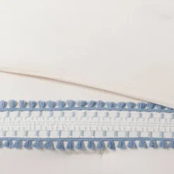 12pc Embroidered Fringe Stripe With Tassels Comforter & Sheet Bedding Set - Threshold™ -Default Template 1 GUEST 443f5997 1107 4e72 b1b1 7852d0cd6908