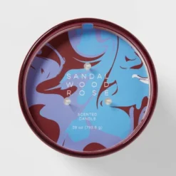 28oz Glass Sandalwood Rose Candle Burgundy - Opalhouse™ -Default Template 1 GUEST 44dfd8e3 508e 4243 a6bb 4bb1c2bed4a3