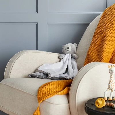 Large Security Blanket Bear - Cloud Island™ Gray 1 Large Security Blanket Bear - Cloud Island™ Gray