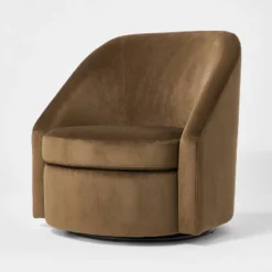 Slope Arm Swivel Chair Velvet - Threshold™ Designed With Studio McGee 12 Slope Arm Swivel Chair Velvet - Threshold™ Designed With Studio McGee -Decor Home GUEST 47ae5e38 0ed9 45fc 91bd 246e072ac65c
