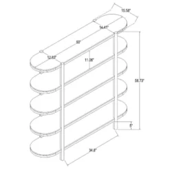 57" Portola Hills 5 Shelf Horizontal Bookcase - Threshold™ Designed With Studio McGee -Default Template 1 GUEST 4a1c7b50 180c 4afa a05b f287b4db2a71
