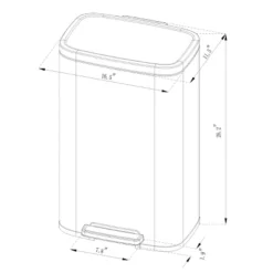 45L Rectangular Step Trash Can - Brightroom™ -Default Template 1 GUEST 4a2ac669 6c4c 4843 a3d3 992611e508bc