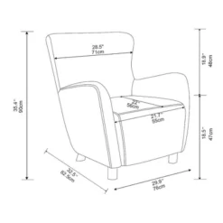 Kessler Wingback Faux Sherling Accent Chair Cream - Threshold™ Designed With Studio McGee 12 Kessler Wingback Faux Sherling Accent Chair Cream - Threshold™ Designed With Studio McGee -Decor Home GUEST 4c51f9cd e87e 4874 8672 f098ed2266be
