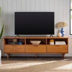 Cara 3 Drawer Mid-Century Modern 3 Drawer TV Stand For TVs Up To 80" - Saracina Home 23 Cara 3 Drawer Mid-Century Modern 3 Drawer TV Stand For TVs Up To 80" - Saracina Home -Default Template 1 GUEST 4d0aac2c 9b89 4300 b722 f3e9cc07eded