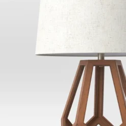 Large Wood Geo Assembled Table Lamp - Threshold™ 7 Large Wood Geo Assembled Table Lamp - Threshold™ -Decor Home GUEST 4e826a9e 70e6 444a b5c1 561396ae69fb