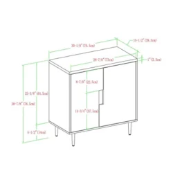 Modern Accent Cabinet With Color Pop Interior - Saracina Home -Default Template 1 GUEST 5086d616 ad3e 40ba bca2 a4861a7e7a12