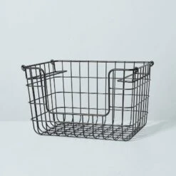 Stacking Wire Storage Basket Matte Black - Hearth & Hand™ With Magnolia -Default Template 1 GUEST 51760ad1 4cd5 42e5 ad63 e77e3d305d6d