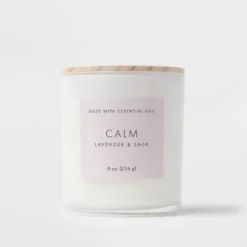 Wood Lidded Glass Wellness Calm Candle - Threshold™ 7 Wood Lidded Glass Wellness Calm Candle - Threshold™ -Default Template 1 GUEST 518451c6 213f 4303 ad48 fec583907229