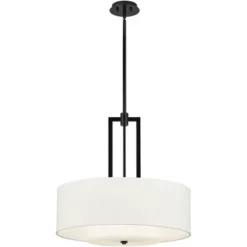 Possini Euro Design Sundry Semi Gloss Black Drum Pendant Chandelier 24" Wide Modern Double Shade 4-Light Fixture For Dining Room Foyer Kitchen Island 15 Possini Euro Design Sundry Semi Gloss Black Drum Pendant Chandelier 24" Wide Modern Double Shade 4-Light Fixture For Dining Room Foyer Kitchen Island -Default Template 1 GUEST 520f41d9 c7a3 40e6 890a 652e0a63a17f