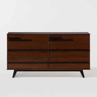 Modern 6 Drawer Double Dresser With Long Handles - Saracina Home 19 Modern 6 Drawer Double Dresser With Long Handles - Saracina Home - Image 19