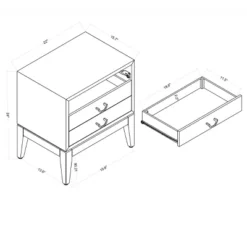 Quail Hill 3 Drawer Nightstand Mount Etna Blue - Threshold™ Designed With Studio McGee -Default Template 1 GUEST 56fd1638 0876 4790 bd99 14a0dd67286b