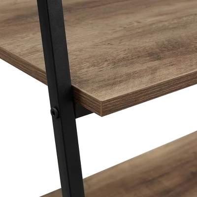 72" Open Storage Ladder Bookshelf - Saracina Home 4 72" Open Storage Ladder Bookshelf - Saracina Home - Image 4