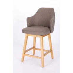 Kinston Swivel Curved Back Upholstered Counter Height Barstool - Threshold™ -Default Template 1 GUEST 585574a8 4152 4afb 9413 75eba22346a7