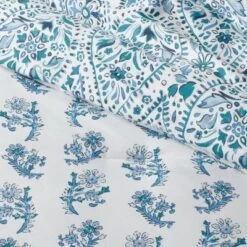 12pc Reversible Paisley Print Comforter & Sheets Set Blue/Dark Teal Blue - Threshold™ -Default Template 1 GUEST 5905586d 97c3 463f a986 2521cf0e7a13