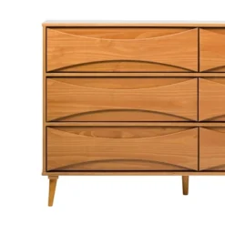Mid-Century Modern Contoured 6 Drawer Dresser - Saracina Home -Default Template 1 GUEST 594c6242 2500 453b 90d5 efb2e62ee4ee