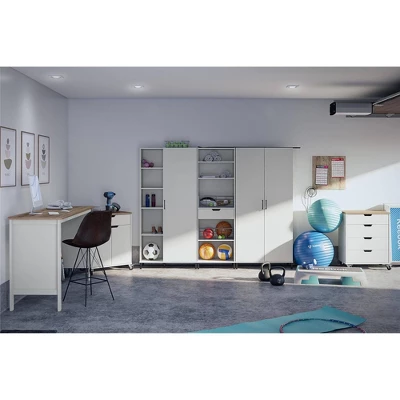36" Vario 2 Door Wide Storage Cabinet White - Room & Joy 10 36" Vario 2 Door Wide Storage Cabinet White - Room & Joy - Image 10