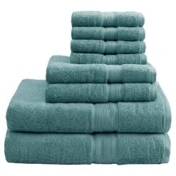 8pc Cotton Bath Towel Set -Default Template 1 GUEST 5b4e3850 c187 47dc 968b 8df91c3252bd