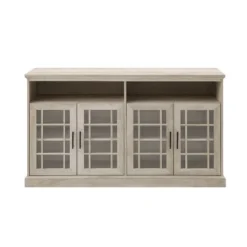 Transitional 4 Door Windowpane TV Stand For TVs Up To 65" - Saracina Home -Default Template 1 GUEST 5d64fa4a 7170 414b abad cc72d8ce7fd1