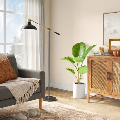 Crosby Schoolhouse Floor Lamp Black - Threshold™ 1 Crosby Schoolhouse Floor Lamp Black - Threshold™